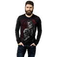 Load image into Gallery viewer, Long-sleeved T-shirt Spiral Love Is Dead
