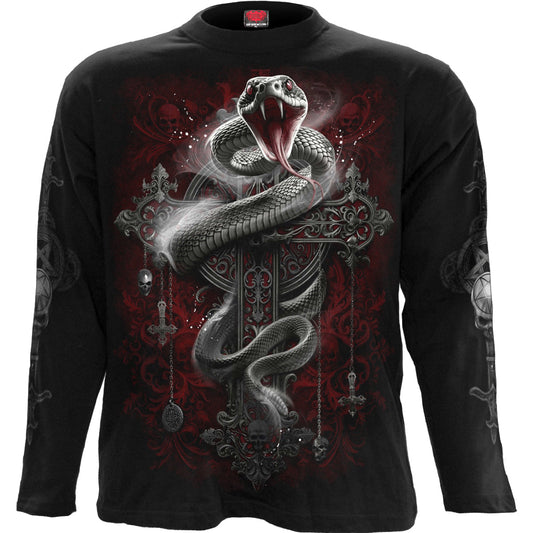 Long-sleeved T-shirt Spiral Gothic Serpent