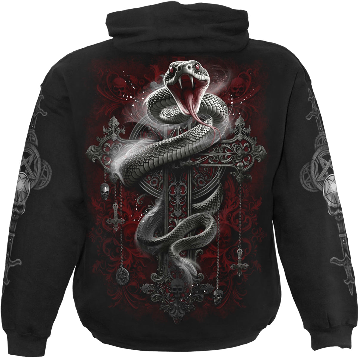 Kapuzenpullover Spiral Gothic Serpent