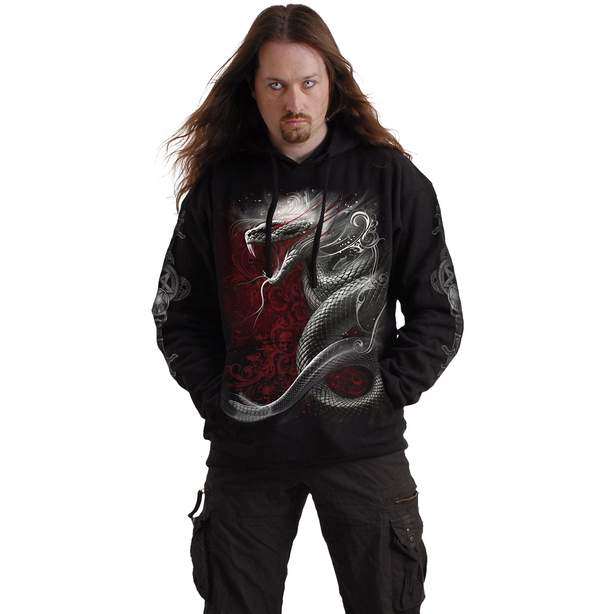 Kapuzenpullover Spiral Gothic Serpent