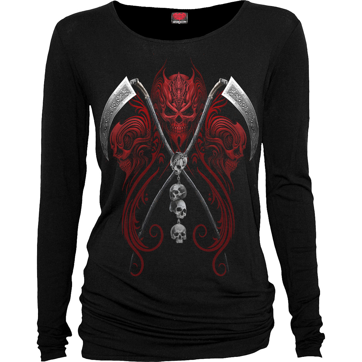 Langarm-T-Shirt Spiral Reaperess