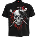 Bild in Galerie-Betrachter laden, T-Shirt Spiral Death Raven
