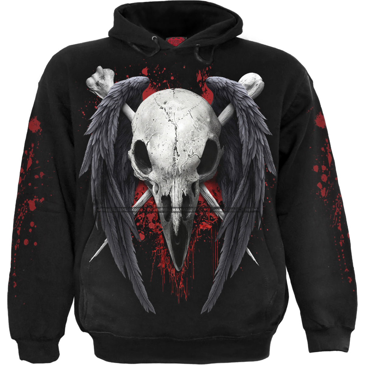 Kapuzenpullover Spiral Death Raven