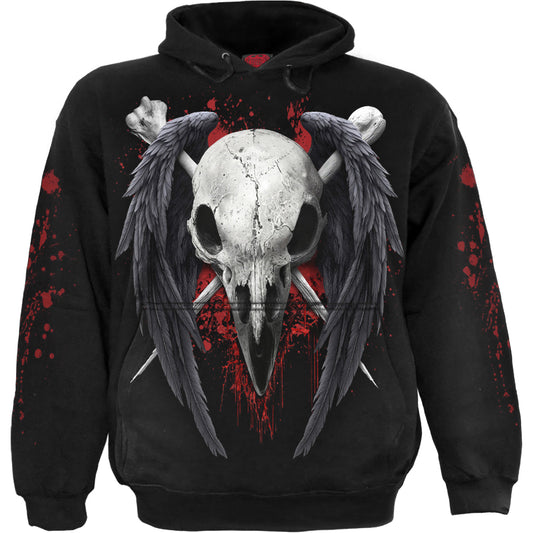 Hoodie Spiral Death Raven