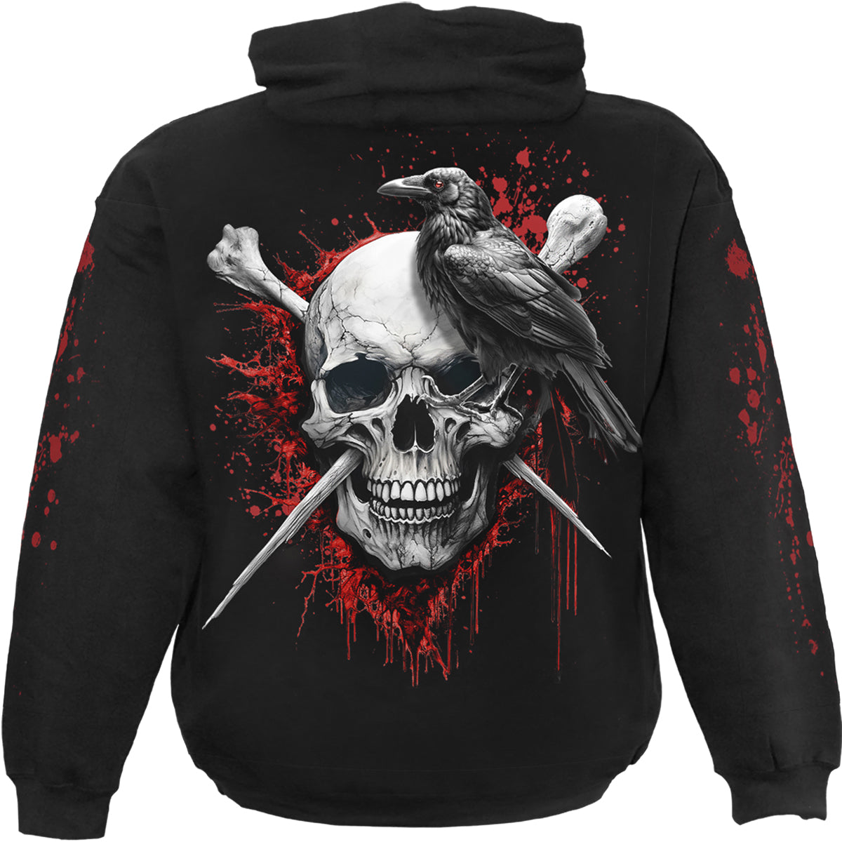 Kapuzenpullover Spiral Death Raven