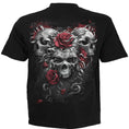 Load image into Gallery viewer, T-shirt Spiral Skulls N Roses
