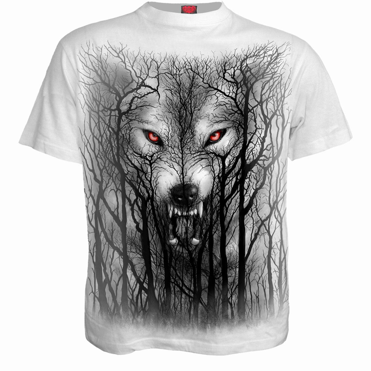 T-Shirt Spiral Wald Wolf