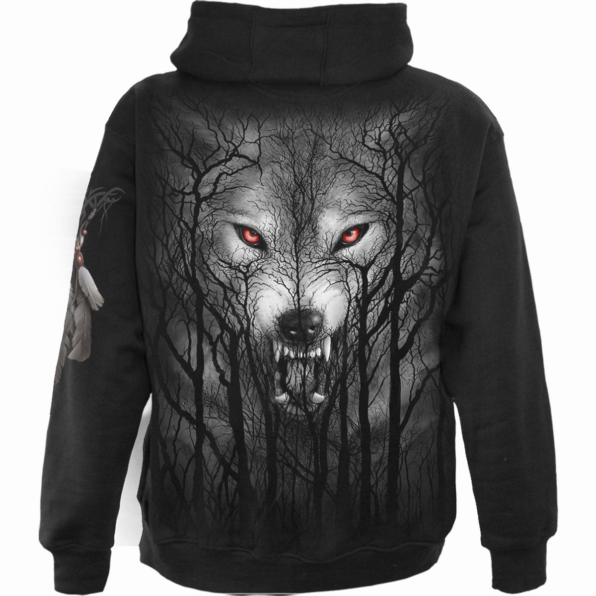 Kapuzenpullover Spiral Forest Wolf