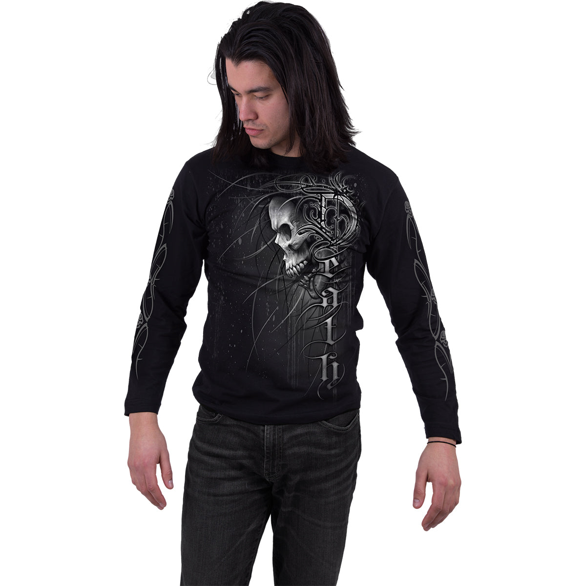 Long-sleeved T-shirt Spiral Death Forever