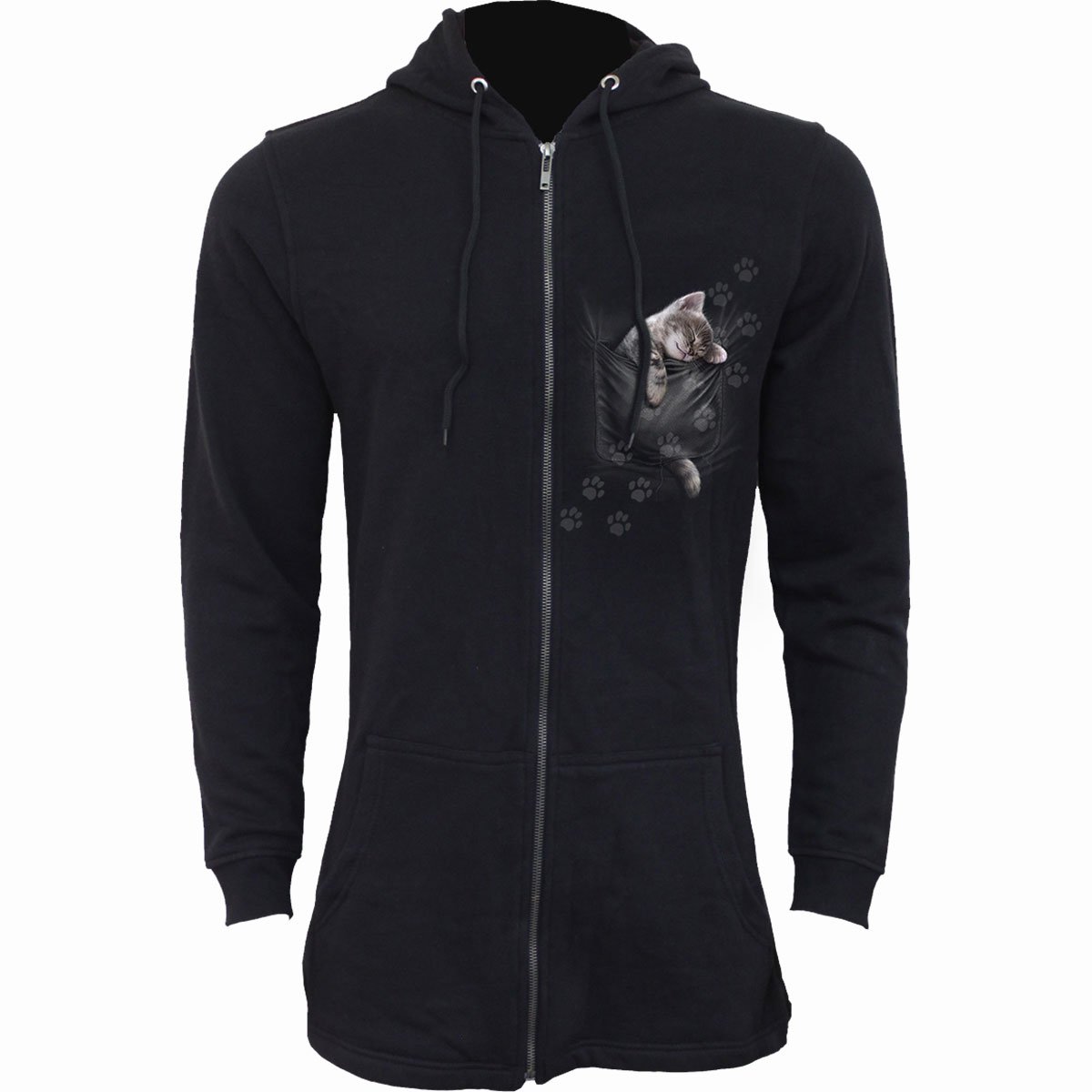 Kapuzenpullover Spiral Pocket Kitten