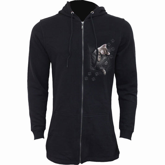 Hoodie Spiral Pocket Kitten