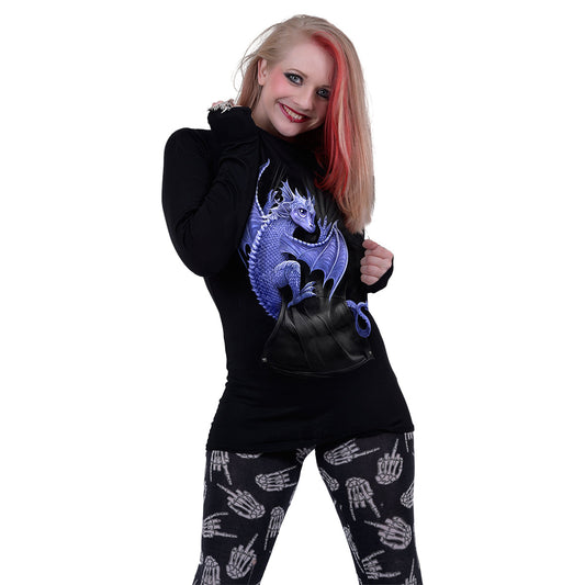 Long-sleeved T-shirt Spiral Pocket Dragon