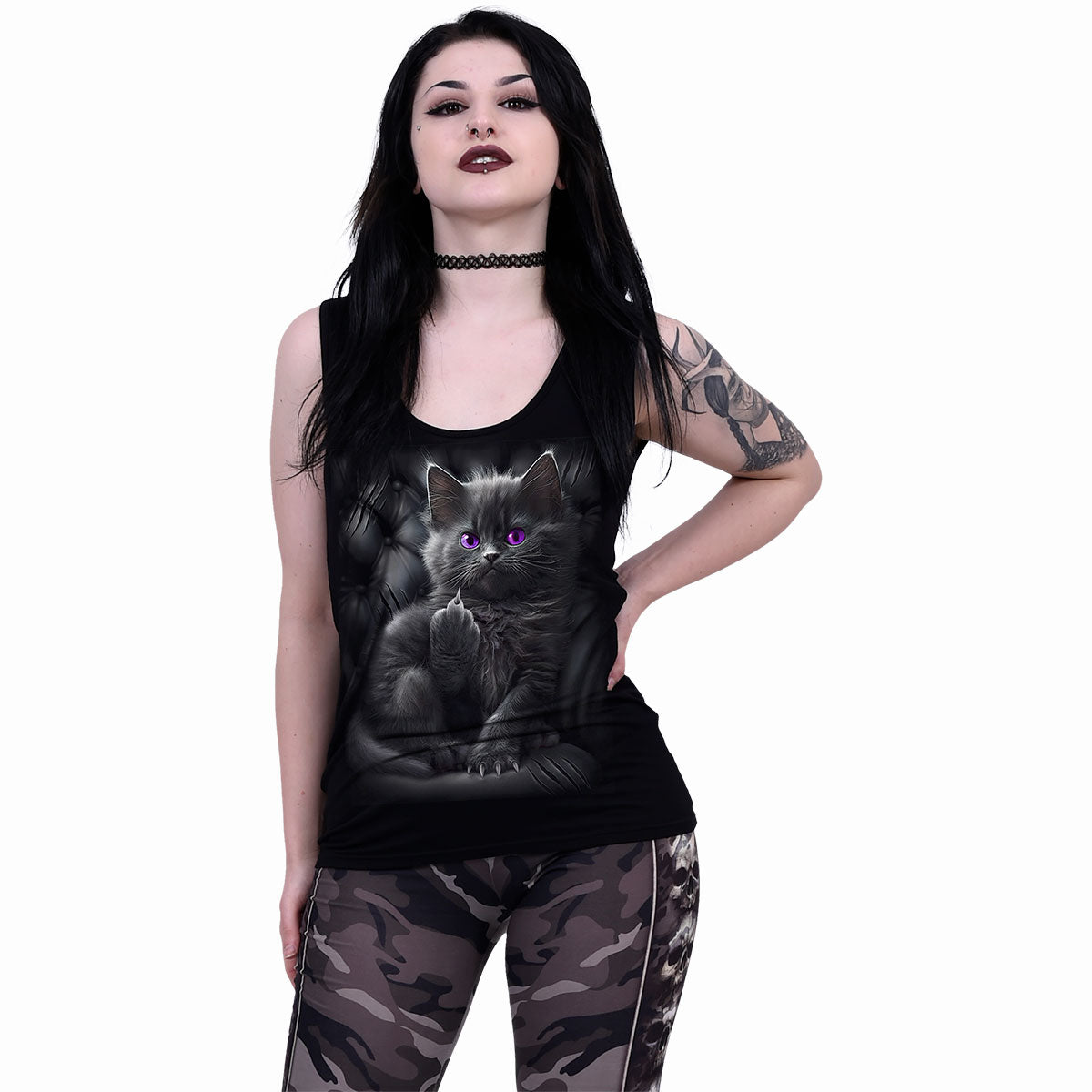 Tanktop Spiral Cattitude