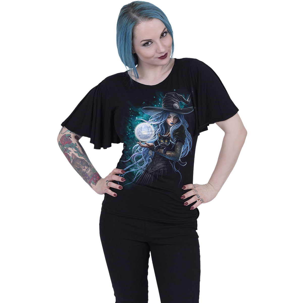 Tops – Kurzarm Spiral Mystic Moon