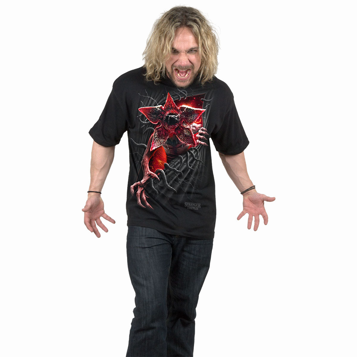 T-shirt Spiral Demogorgan Rip