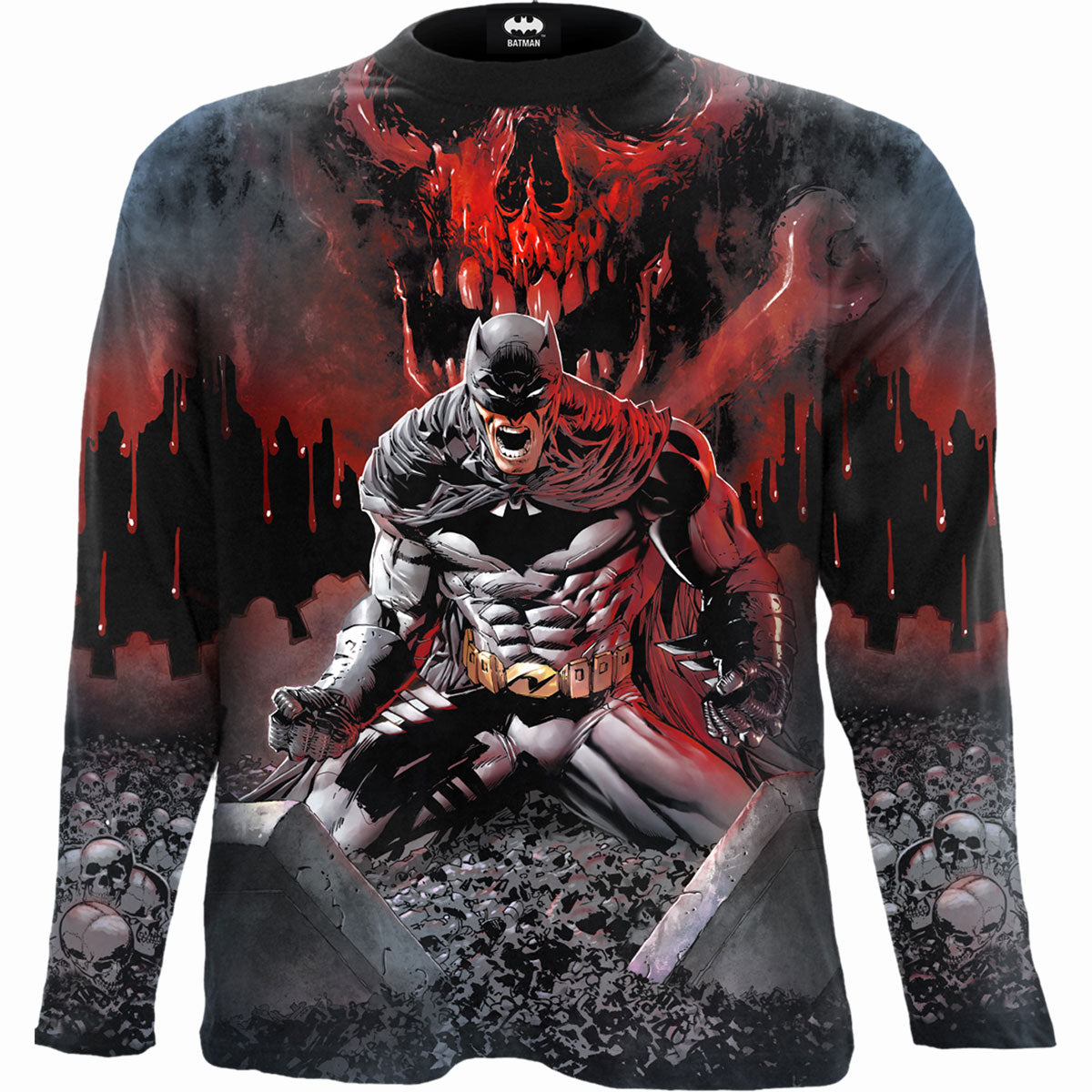 Long-sleeved T-shirt Spiral Batman