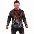 Load image into Gallery viewer, Long-sleeved T-shirt Spiral Batman
