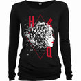 Bild in Galerie-Betrachter laden, Langärmliges T-Shirt Spiral Harley Quinn
