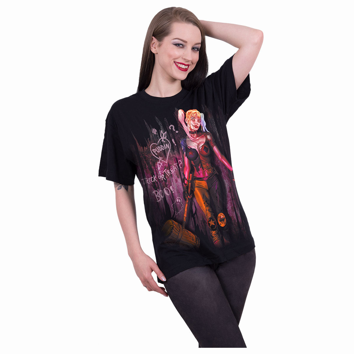 T-Shirt Spiral Harley Quinn