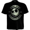 Load image into Gallery viewer, T-shirt Spiral Nightmare Before Xmas - Jack Crest (Glow)
