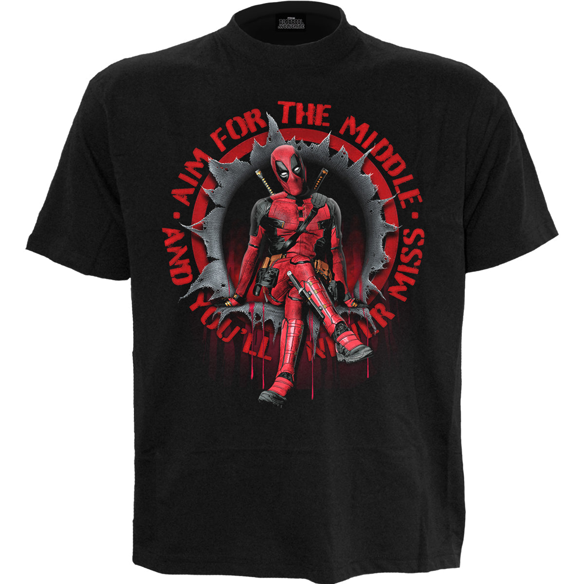 T-Shirt Spiral Deadpool