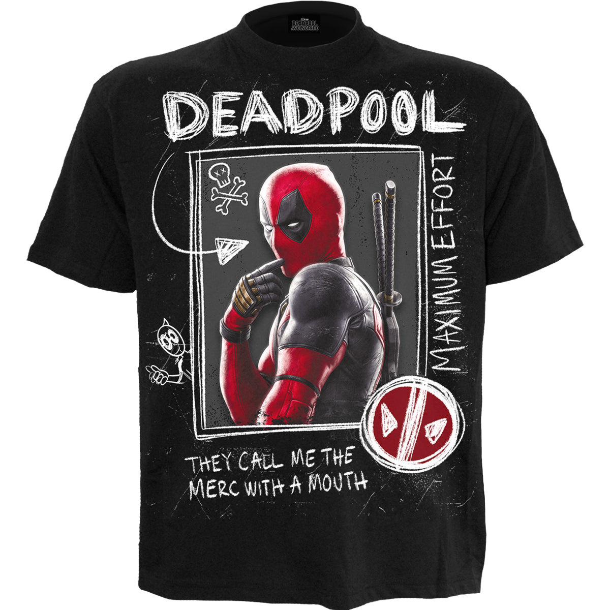 T-Shirt Spiral Deadpool