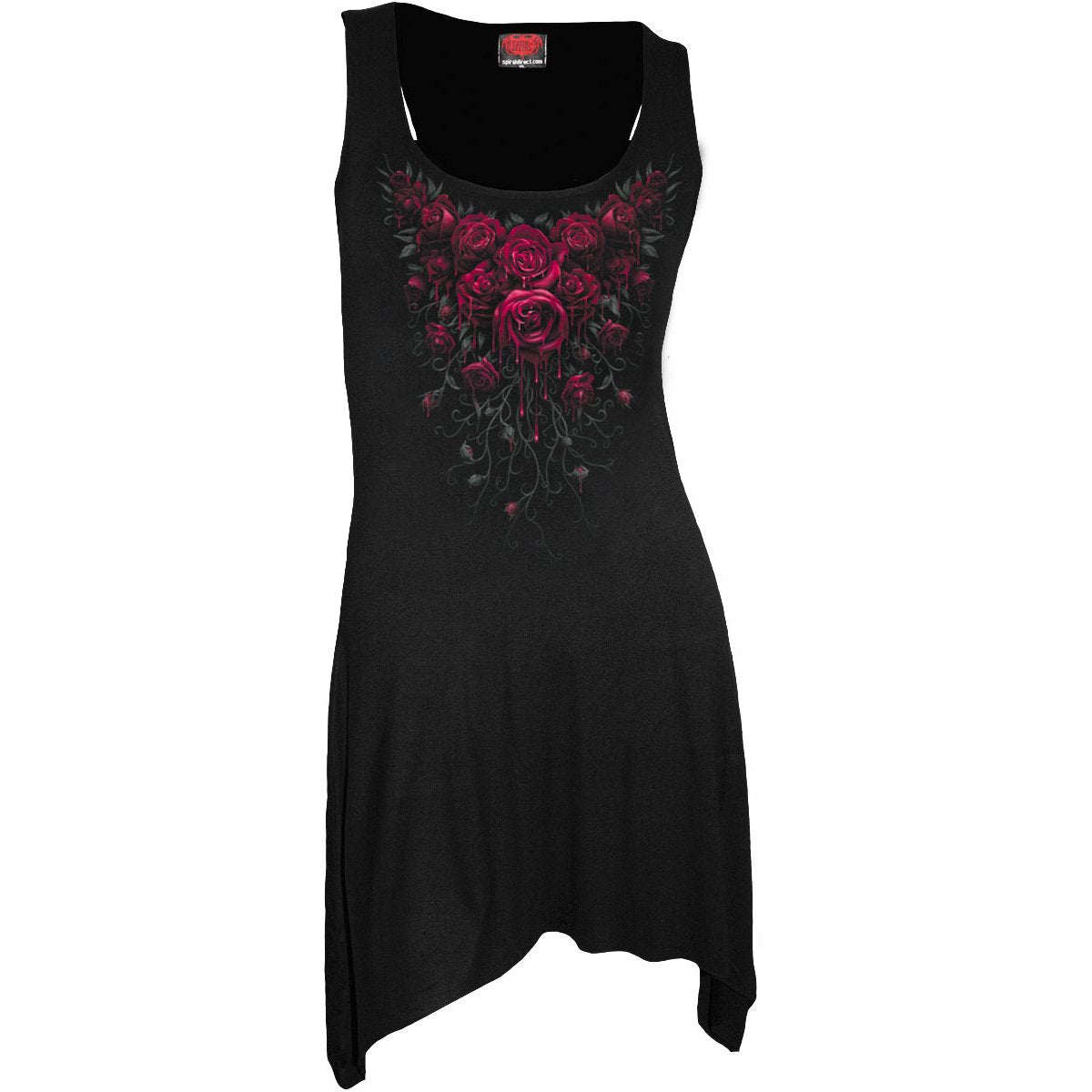 Kleid Spiral Blood Rose