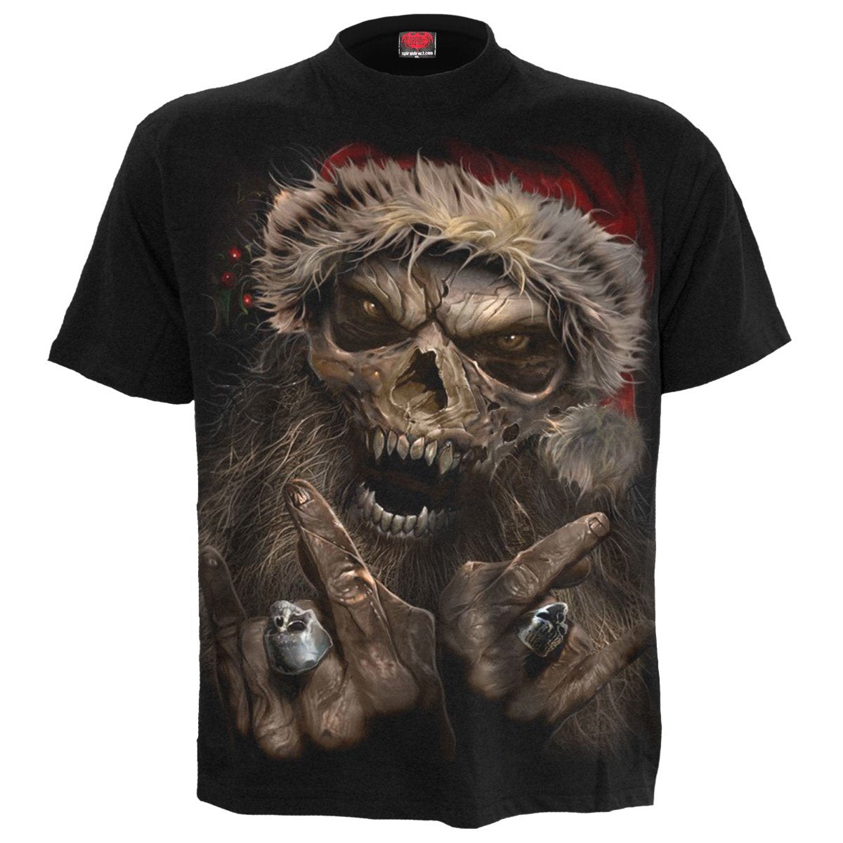 T-Shirt Spiral Rock Santa