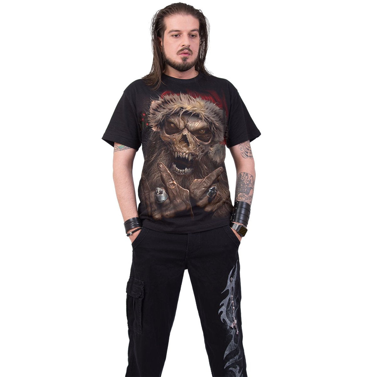 T-Shirt Spiral Rock Santa
