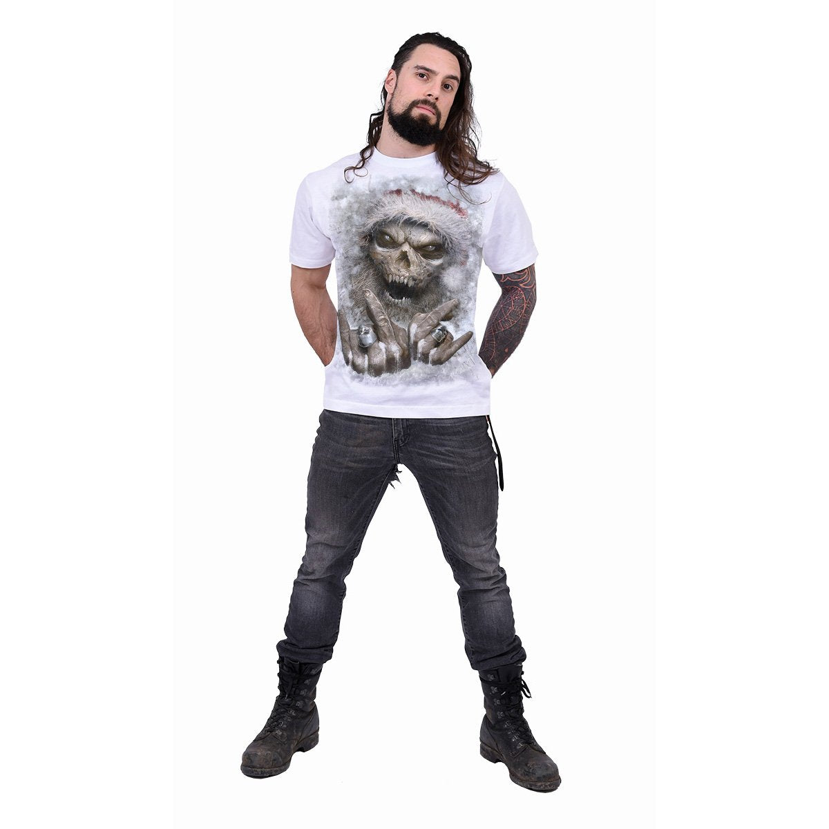 T-Shirt Spiral Rock Santa
