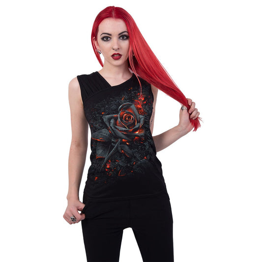 Tank Top Spiral Burnt Rose