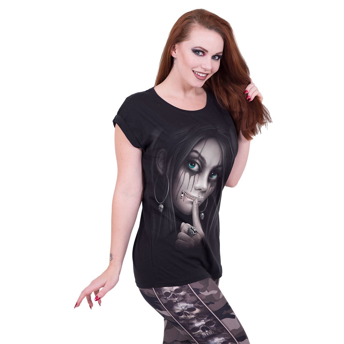 Oberteile – Kurzarm mit Spiralreißverschluss