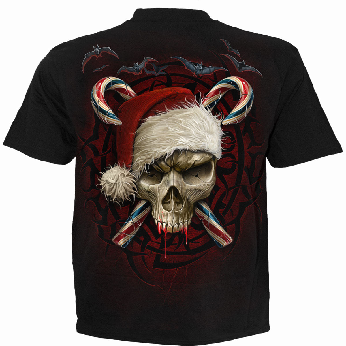 T-Shirt Spiral-Zuckerstangen-Weihnachtsmann