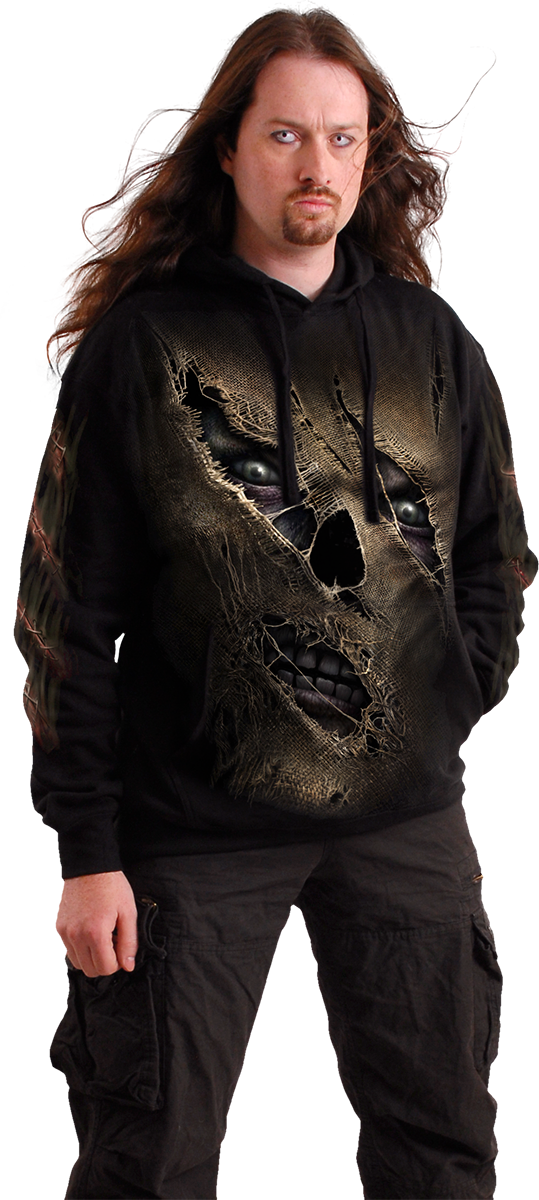 Kapuzenpullover Spiralfaden Schrecken