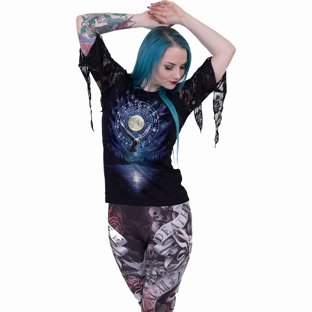 Langärmliges T-Shirt Spiral Witchcraft