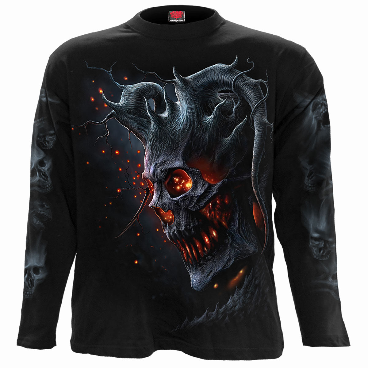 Long-sleeved T-shirt Spiral Death Embers