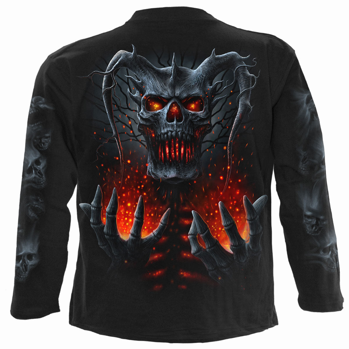 Long-sleeved T-shirt Spiral Death Embers