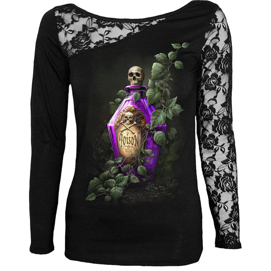 Langærmet T-shirt Spiral Poisoned Ivy
