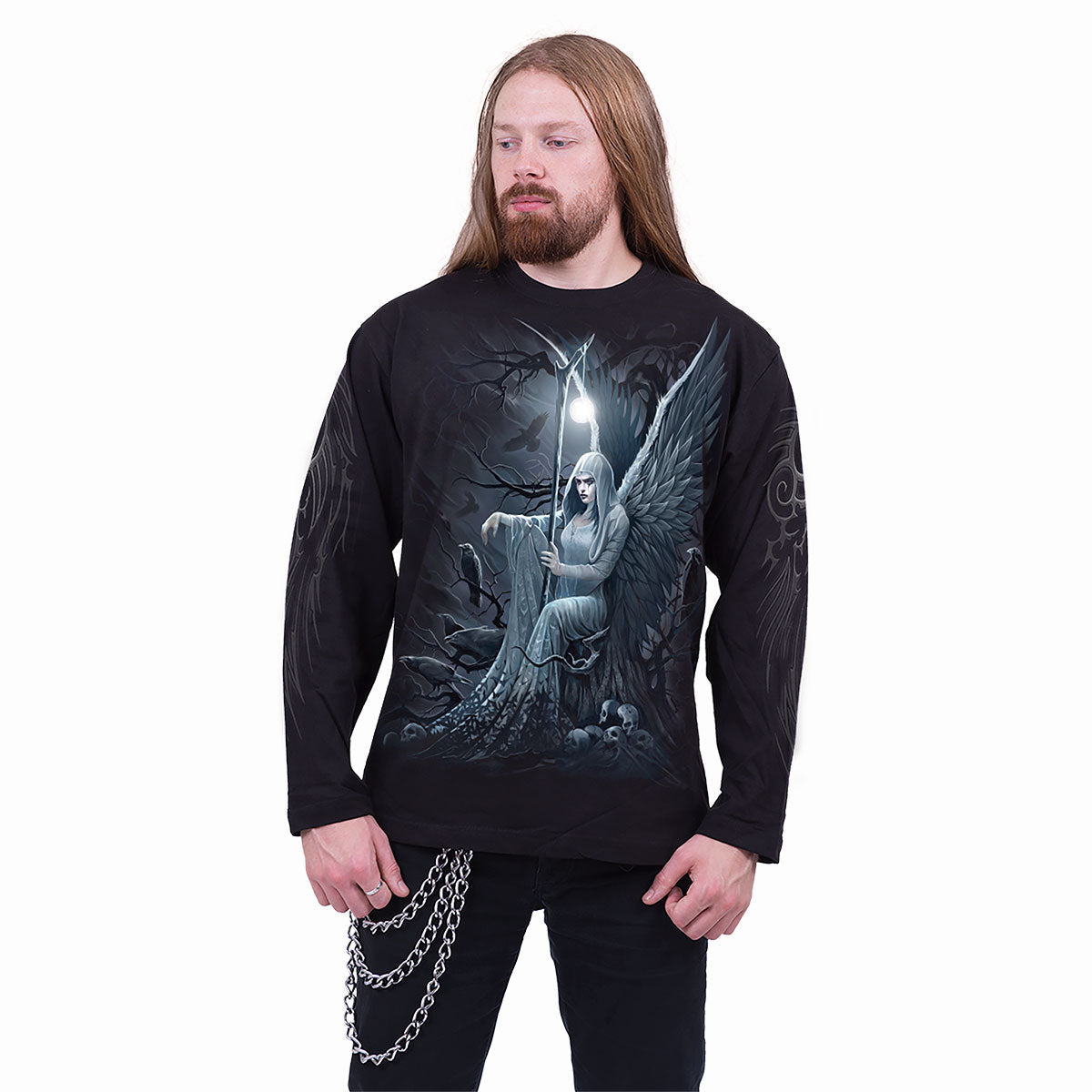 Langarm-T-Shirt Spirale Himmlischer Engel