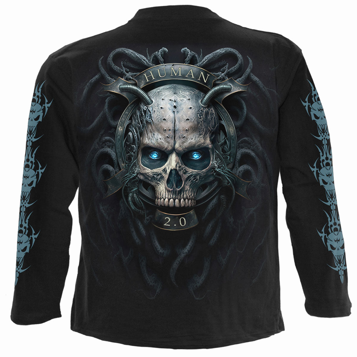 Langarm-T-Shirt Spiral Human 2.0