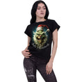 Load image into Gallery viewer, Tops - Short Sleeve Spiral Bah Humbug
