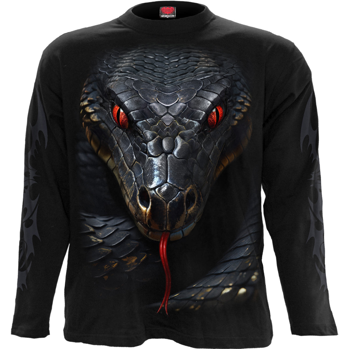 Langarm-T-Shirt Spirale Basilisk