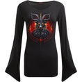Bild in Galerie-Betrachter laden, Langärmliges T-Shirt Spiral Baphomet
