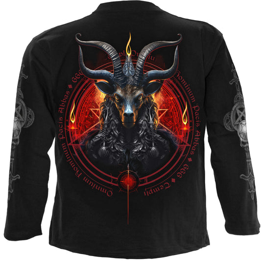 Langarmshirt Spiral Baphomet