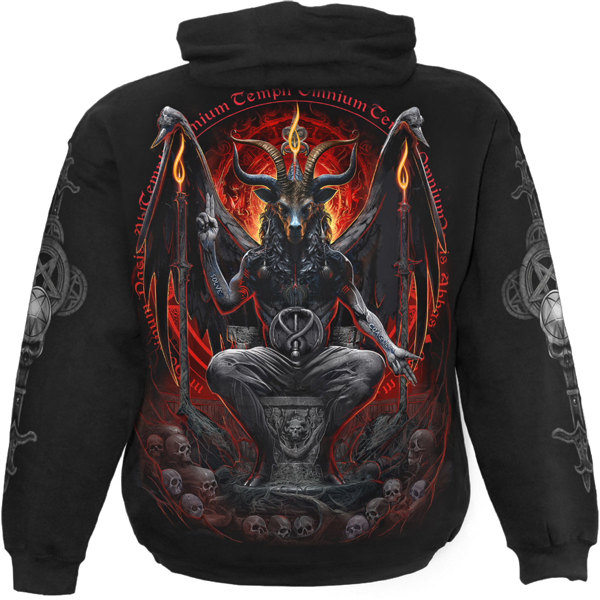 Kapuzenpullover Spirale Baphomet