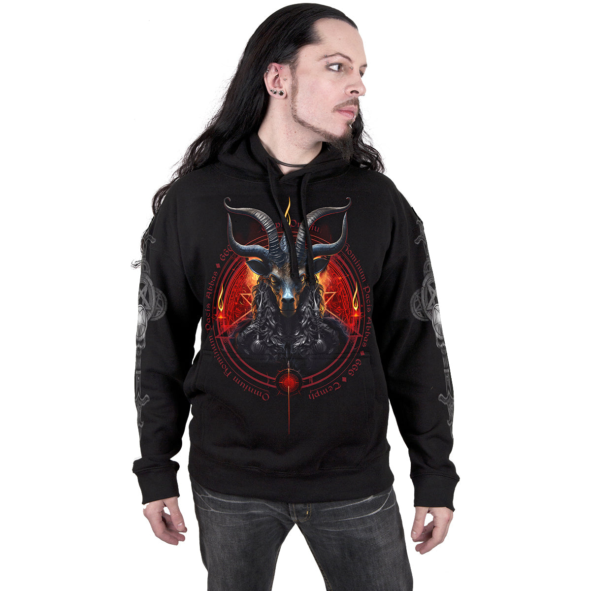 Kapuzenpullover Spirale Baphomet