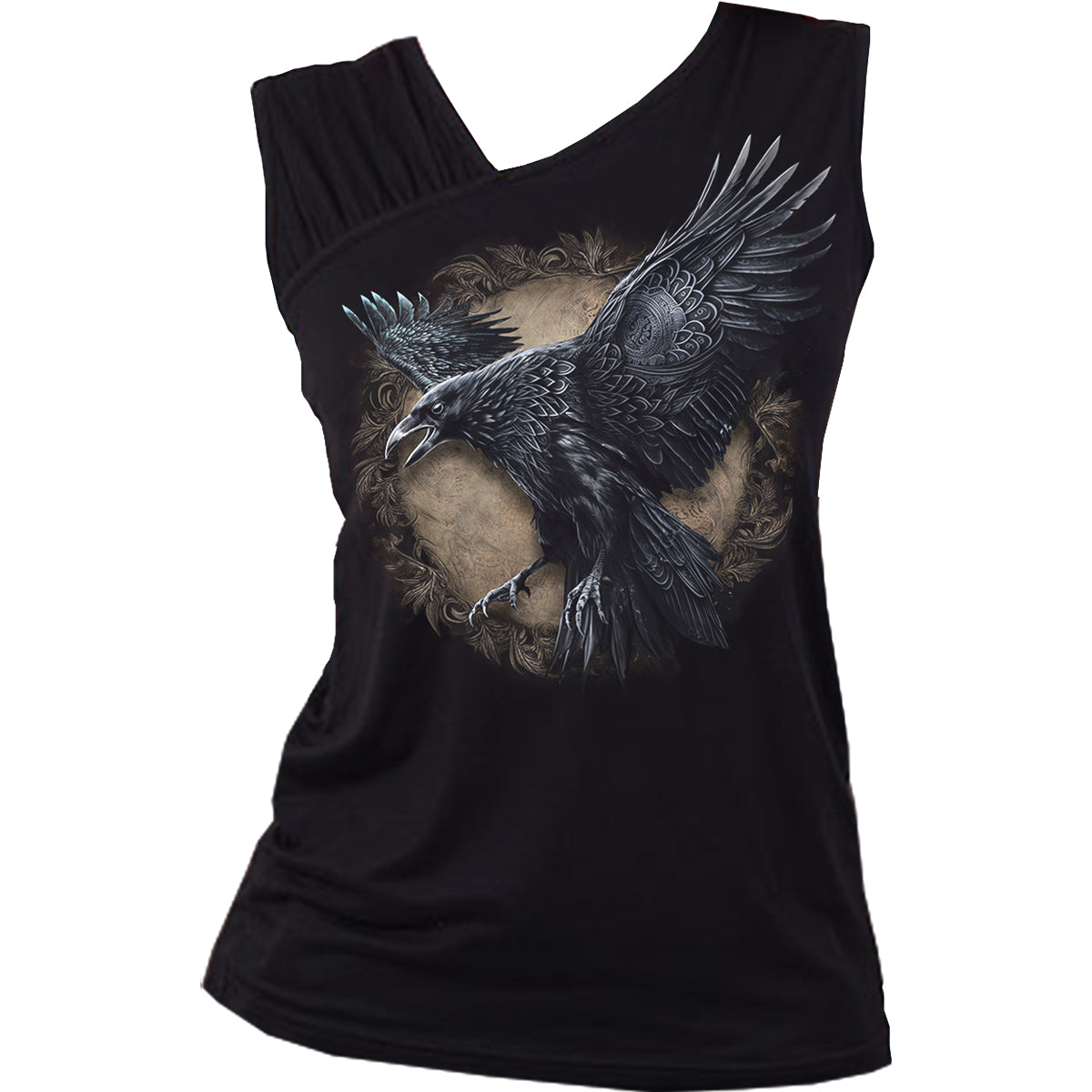 Tank Top Spiral Raven Wise