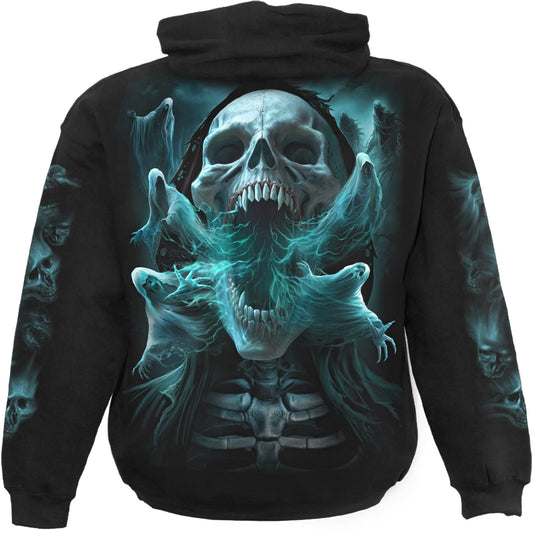 Hoodie Spiral Ghost Skull