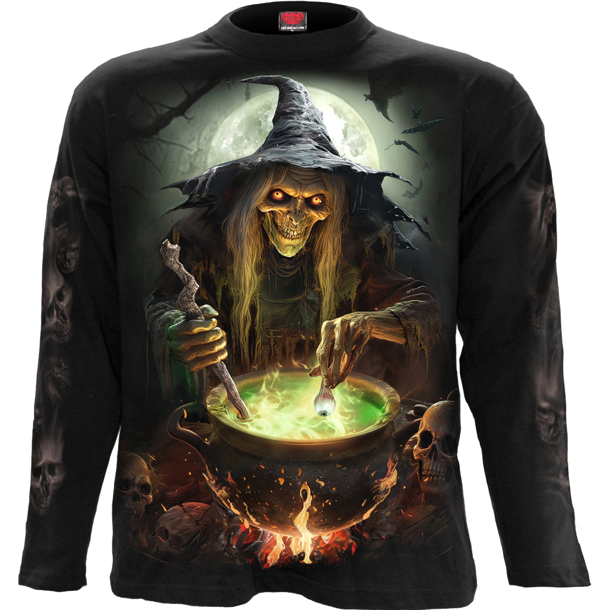 Langarm-T-Shirt Spiral Witch's Brew