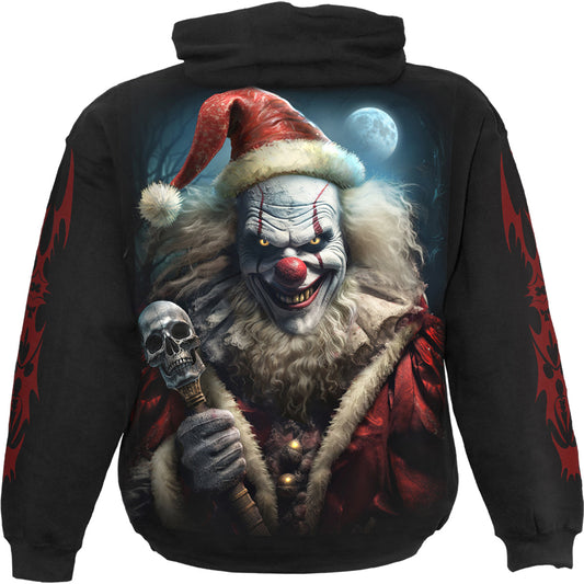 Hoodie Spiral Santa Clown